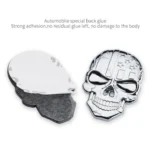 Three-dimensional Devil Skull Metal Plating Car Sticker - Image 4