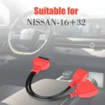16 + 32 Pin External Thread to OBD2 Extension Cable for Nissan Sylphy - Image 4