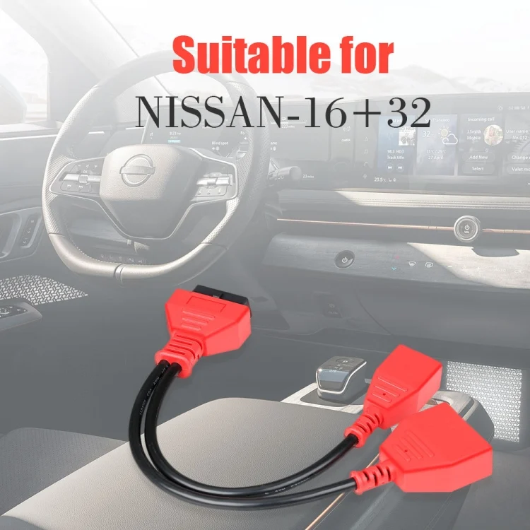 CRP4810_3.webp 16 + 32 Pin External Thread to OBD2 Extension Cable for Nissan Sylphy - Image 4