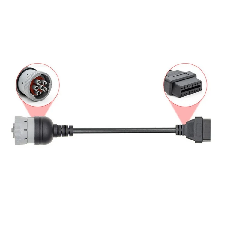 CRP4821_3.webp J1708 6Pin to OBD2 16Pin Female Car Diagnostic Adapter Cable - Image 4