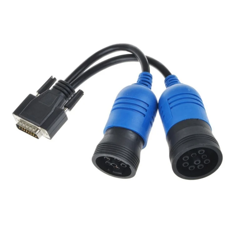 CRP4825_1.webp For Nexiq Pn 405048 6 and 9Pin Y Deutsch Cummins Adapter Truck Diagnose Cable - Image 2
