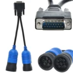 For Nexiq Pn 405048 6 and 9Pin Y Deutsch Cummins Adapter Truck Diagnose Cable - Image 4