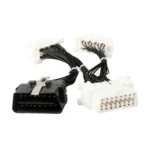 ELM327 OBD2 16Pin Male to 3 Female Car Diagnostic Cable