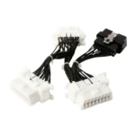 ELM327 OBD2 16Pin Male to 3 Female Car Diagnostic Cable - Image 2