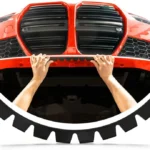 Car Modified Bumper Guard Kit Carbon Fiber Texture - Image 6