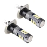 1 Pair H1 DC12V / 5W Car LED Fog Light with 42LEDs SMD-2016 Lamp Beads - Image 2