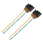 1 Pair 9005 Bulb Holder Base Female Socket with Cable for Toyota - Image 3