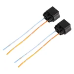 1 Pair 9006 Bulb Holder Base Female Socket with Cable for Volkswagen - Image 3