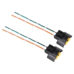 1 Pair Car H9 Bulb Holder Base Female Socket with Cable - Image 2