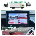 PZ710-W 7 inch Car Digital Wireless Rear-view Split-screen Monitor Single Record - Image 12