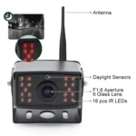 PZ710-W 7 inch Car Digital Wireless Rear-view Split-screen Monitor Single Record - Image 4