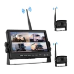 PZ710-W 7 inch Car Digital Wireless Rear-view Split-screen Monitor Dual Record