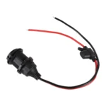 Car Cigarette Lighter Female Socket Plug Connector with Cover - Image 3