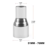 51-76mm Car Modified Exhaust Pipe Joint - Image 2