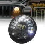 7 inch Car Matrix Gradient LED Headlight Lamps for Jeep Wrangler - Image 2