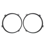 1 Pair 7 inch Headlight Metal Outside Bracket for Jeep Wrangler JK 2007-2017