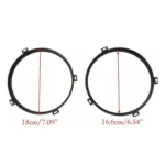 1 Pair 7 inch Headlight Metal Outside Bracket for Jeep Wrangler JK 2007-2017 - Image 2