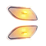 Car Transparent Wheel Eyebrow Side Light Turn Signal Leaf Plate Lamp for Jeep Wrangler JL 2018- - Image 4