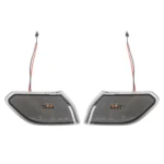 Car Black Wheel Eyebrow Side Light Turn Signal Leaf Plate Lamp for Jeep Wrangler JL 2018- - Image 2