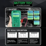 DUOYI DY219A Car 12V / 24V Digital Battery Analyzer Fault Diagnostic Device - Image 5