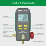DUOYI DY518 Car Air Conditioning Repair Electronic Refrigerant Meter Air Conditioning Fluoride Meter - Image 2