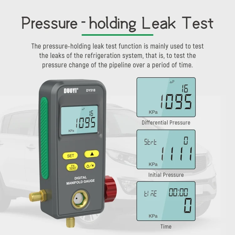 CRP5031_2.webp DUOYI DY518 Car Air Conditioning Repair Electronic Refrigerant Meter Air Conditioning Fluoride Meter - Image 3