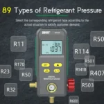 DUOYI DY518 Car Air Conditioning Repair Electronic Refrigerant Meter Air Conditioning Fluoride Meter - Image 6