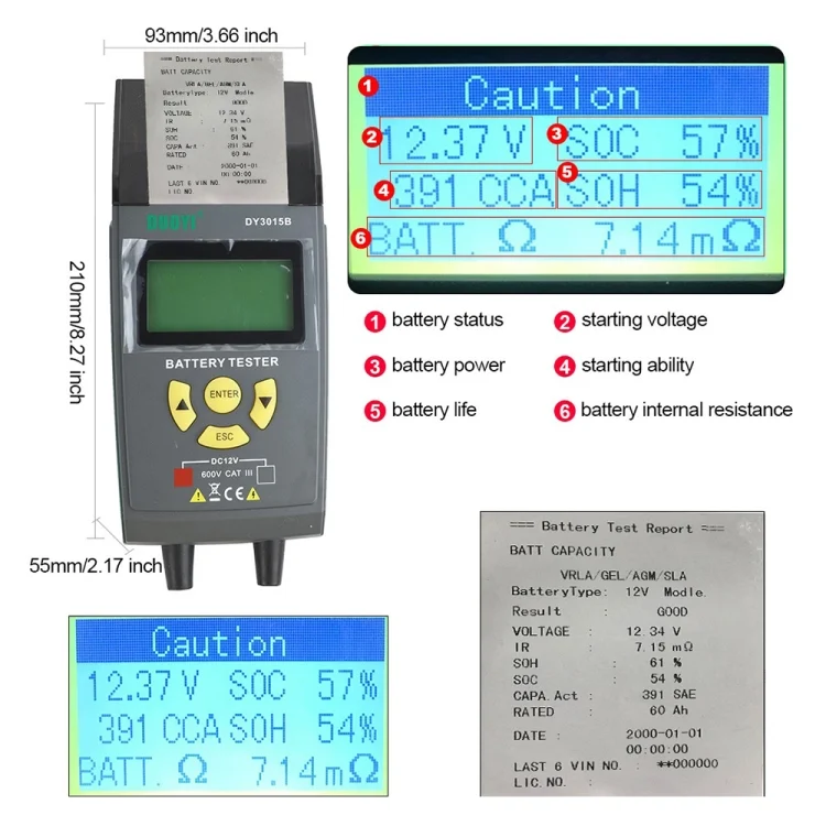 CRP5033_2.webp DUOYI DY3015B Car Multi-language 12V Battery Tester - Image 3