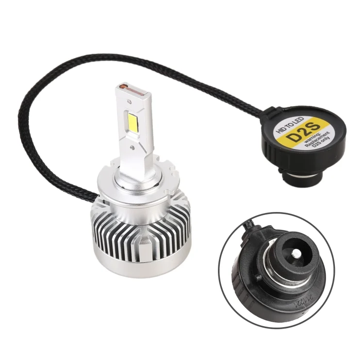 CRP5094_1.webp 1 Pair D Series D2S Car HID Ballast to LED Headlight DC12V 35W 6000K 7000LM, CSP Lamp Bead - Image 2