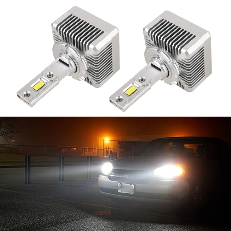 CRP5095.webp 1 Pair D Series D3S Car HID Ballast to LED Headlight DC12V 35W 6000K 7000LM, CSP Lamp Bead - Image 1