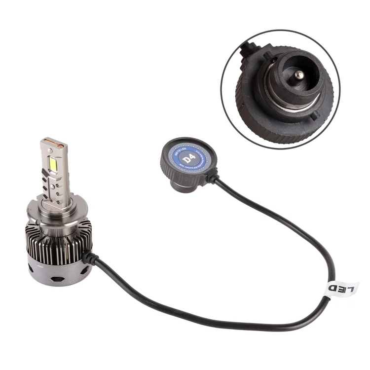 CRP5100_1.webp 1 Pair D Series D4 Car HID Ballast to LED Headlight DC12V 35W 6000K 7000LM, 7040 Lamp Bead - Image 2