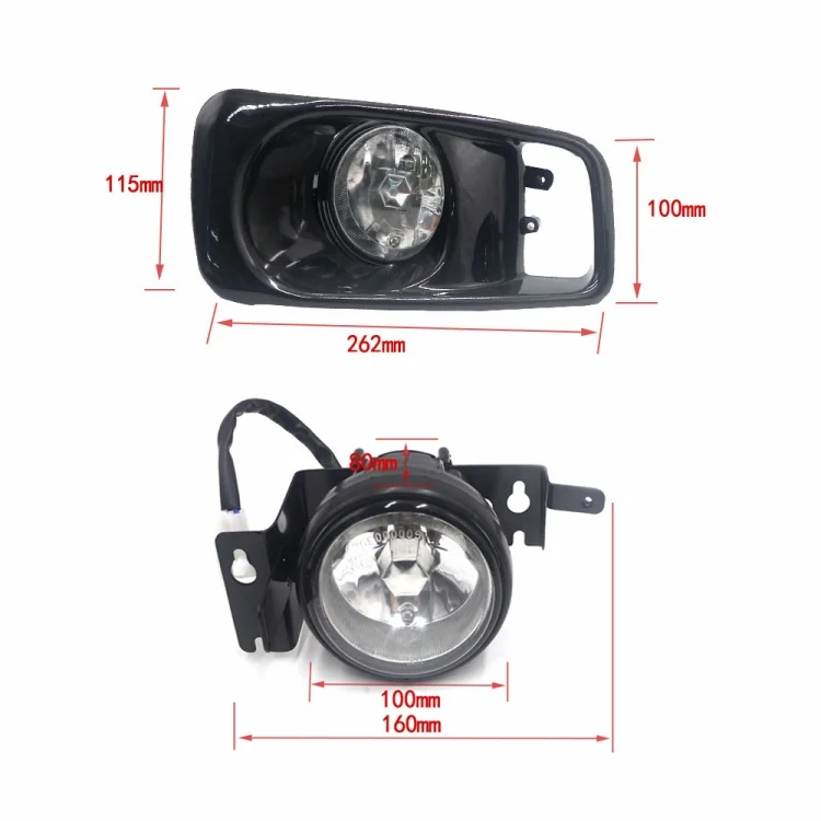 CRP5117WL_3.webp 1 Pair Car Modified Front Fog Light for Honda Civic 1999-2000 - Image 6