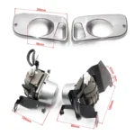 1 Pair Car Modified Front Fog Light for Honda Civic 1992-1995 - Image 6