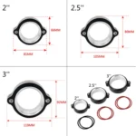 2.0 inch Car Exhaust V-band Clamp with Flange - Image 6
