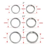 2.0 inch Car Exhaust V-band Clamp with Flange - Image 7