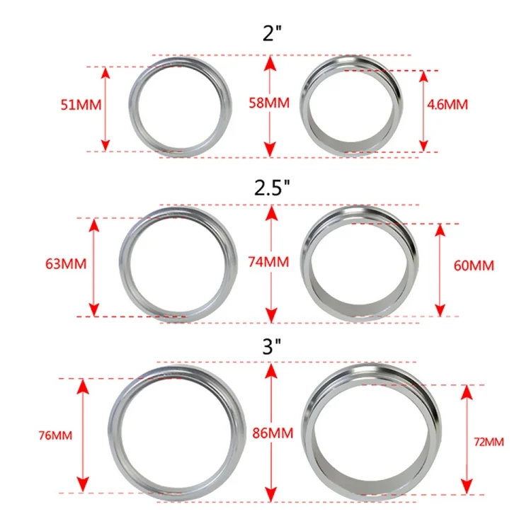 CRP5172_6.webp 2.0 inch Car Exhaust V-band Clamp with Flange - Image 7