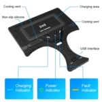 HFC-1017 Car Qi Standard Wireless Charger 10W Quick Charging for BMW 3 Series 2020-2022, Left Driving - Image 2