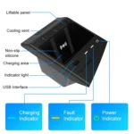 HFC-1110 Car Qi Standard Wireless Charger 10W Quick Charging for Lexus ES 2018-2022, Left Driving - Image 2