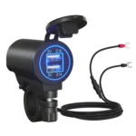ZH-526I1 Car / Motorcycle 4.2A Dual USB Port Car Charger