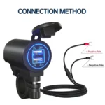 ZH-526I1 Car / Motorcycle 4.2A Dual USB Port Car Charger - Image 5