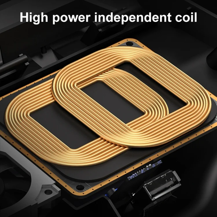 CRP5206_3.webp HFC-1033 Car Qi Standard Wireless Charger 10W Quick Charging for Volkswagen Teramont 2021, Left Driving - Image 4