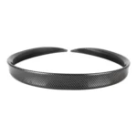 Car Modified Plastic Rear Wing Side Spoiler Lip, Carbon Fiber Texture - Image 2