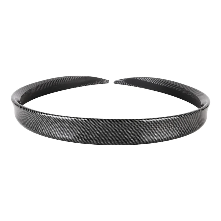 CRP5271_1.webp Car Modified Plastic Rear Wing Side Spoiler Lip, Carbon Fiber Texture - Image 2