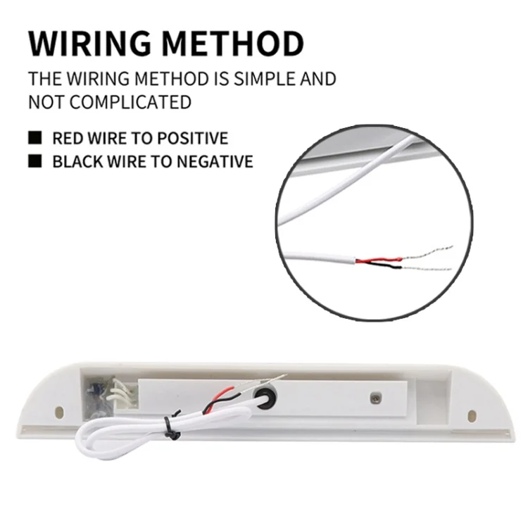 CRP5368W_2.webp RV / Yacht Awning LED Strip Light DC12-28V with 9 LEDs Lamp Beads - Image 7