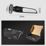 1 Pair Motorcycle Modified Wind Wing Adjustable Rotating Rearview Mirror - Image 5