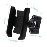 Motorcycle Aluminium Alloy Mobile Phone Holder Bracket, Handlebar Version - Image 5