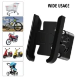 Motorcycle Aluminium Alloy Mobile Phone Holder Bracket, Handlebar Version - Image 6