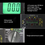DUOYI DY5500 Car 4 in 1 Digital Multifunction Resistance Tester Insulation Earth Multimeter - Image 3
