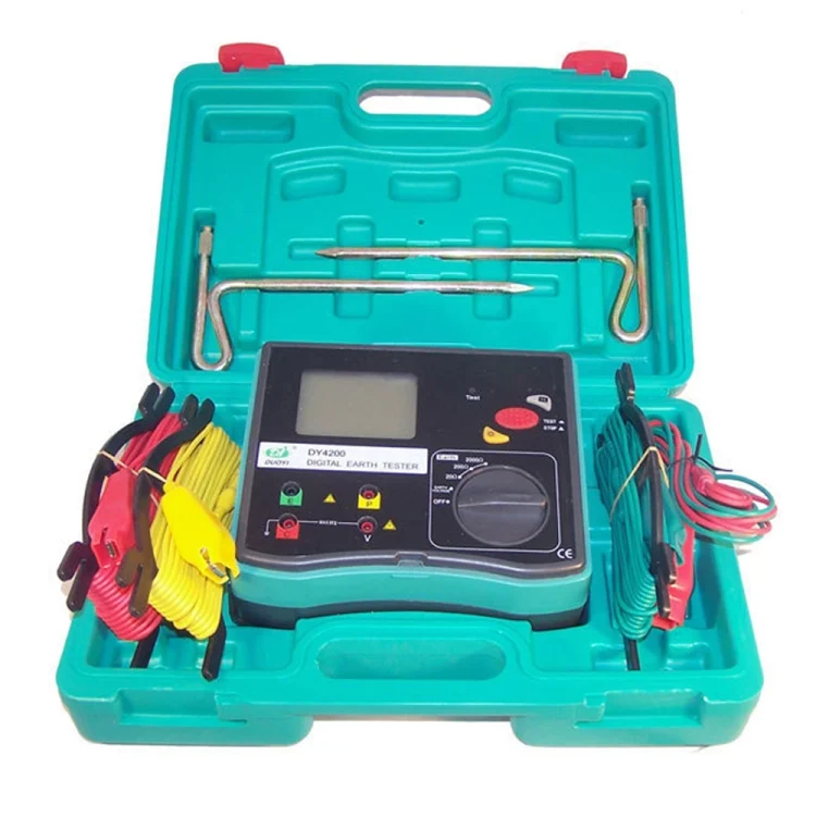 CRP5644_4.webp DUOYI DY4200 Car Higher Accuracy Digital Ground Resistance Tester - Image 5
