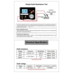 DUOYI DY4200 Car Higher Accuracy Digital Ground Resistance Tester - Image 9
